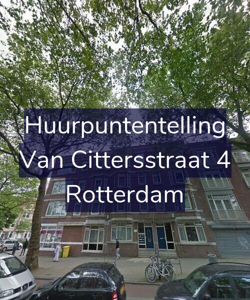 Foto gevel Huurpuntentelling voor Van Cittersstraat 4, Rotterdam