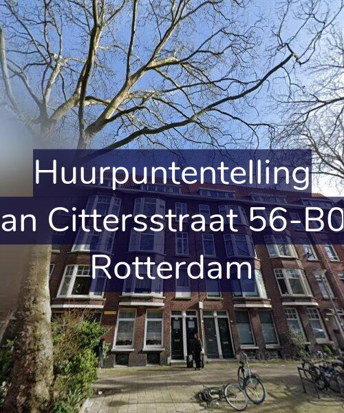 Foto gevel Huurpuntentelling voor Van Cittersstraat 56-B02, Rotterdam