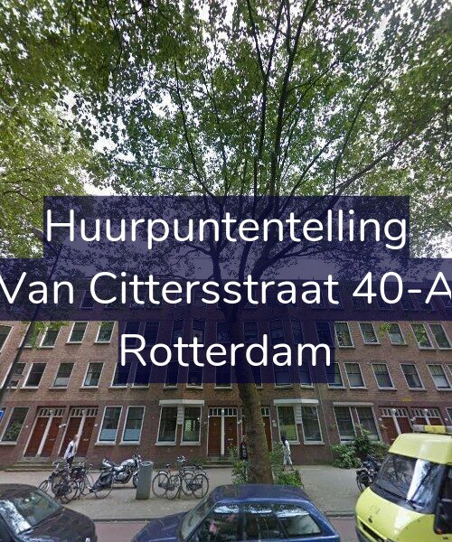 Foto gevel Huurpuntentelling voor Van Cittersstraat 40-A, Rotterdam