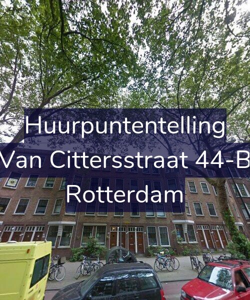 Foto gevel Huurpuntentelling voor Van Cittersstraat 44-B, Rotterdam