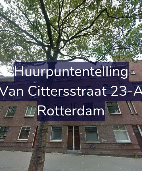 Foto gevel Huurpuntentelling voor Van Cittersstraat 23-A, Rotterdam