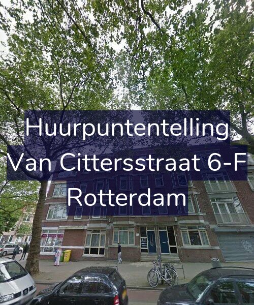Foto gevel Huurpuntentelling voor Van Cittersstraat 6-F, Rotterdam