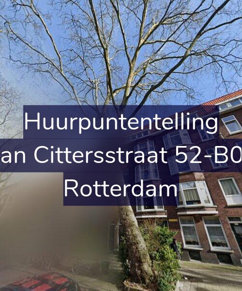 Foto gevel Huurpuntentelling voor Van Cittersstraat 52-B03, Rotterdam