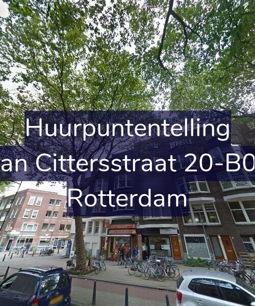 Foto gevel Huurpuntentelling voor Van Cittersstraat 20-B03, Rotterdam
