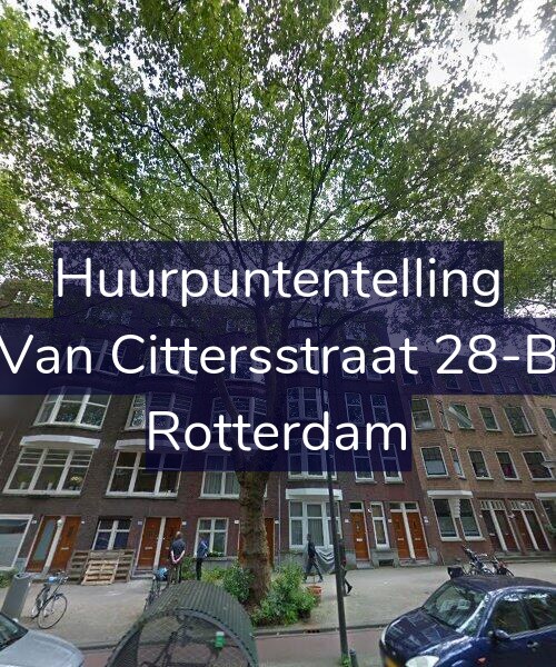 Foto gevel Huurpuntentelling voor Van Cittersstraat 28-B, Rotterdam