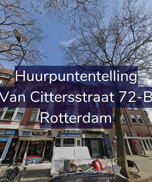 Foto gevel Huurpuntentelling voor Van Cittersstraat 72-B, Rotterdam