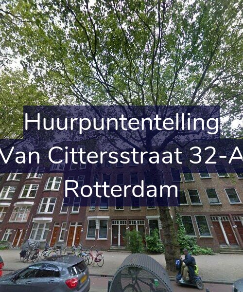 Foto gevel Huurpuntentelling voor Van Cittersstraat 32-A, Rotterdam