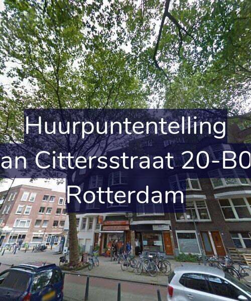 Foto gevel Huurpuntentelling voor Van Cittersstraat 20-B01, Rotterdam