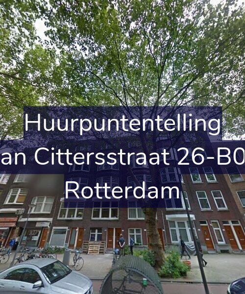 Foto gevel Huurpuntentelling voor Van Cittersstraat 26-B03, Rotterdam