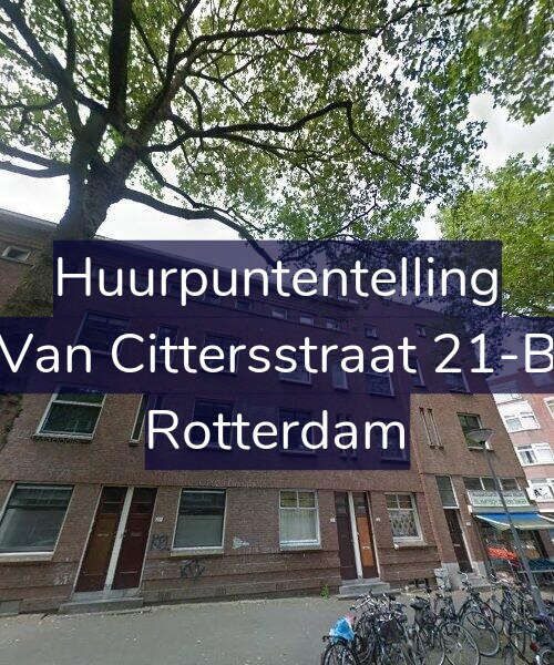 Foto gevel Huurpuntentelling voor Van Cittersstraat 21-B, Rotterdam