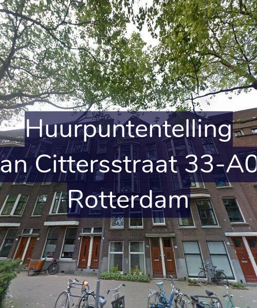Foto gevel Huurpuntentelling voor Van Cittersstraat 33-A01, Rotterdam