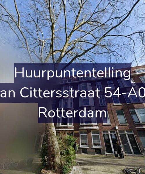 Foto gevel Huurpuntentelling voor Van Cittersstraat 54-A02, Rotterdam