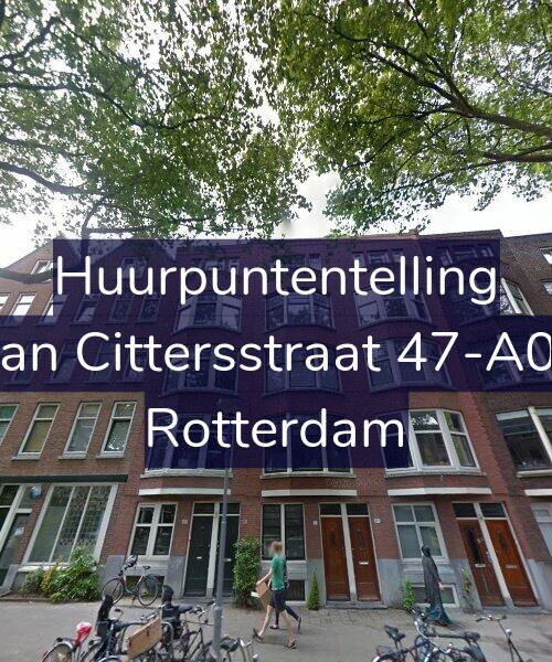 Foto gevel Huurpuntentelling voor Van Cittersstraat 47-A02, Rotterdam