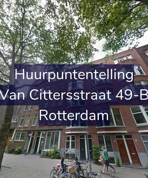 Foto gevel Huurpuntentelling voor Van Cittersstraat 49-B, Rotterdam