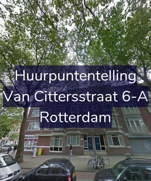 Foto gevel Huurpuntentelling voor Van Cittersstraat 6-A, Rotterdam