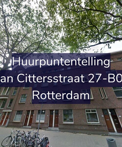 Foto gevel Huurpuntentelling voor Van Cittersstraat 27-B01, Rotterdam