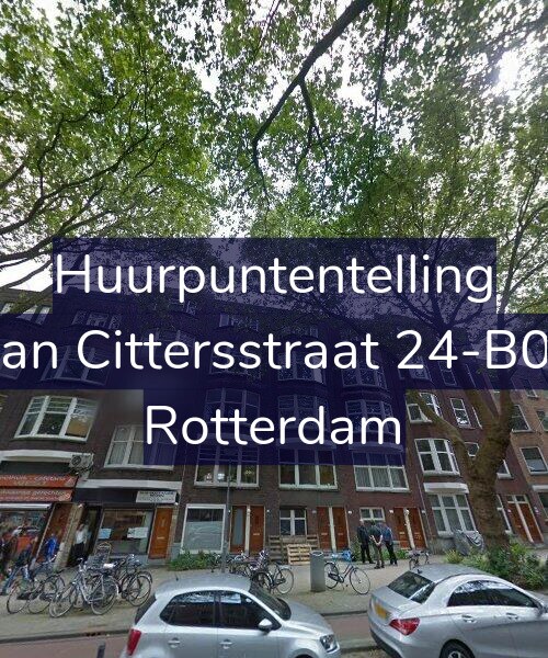 Foto gevel Huurpuntentelling voor Van Cittersstraat 24-B02, Rotterdam