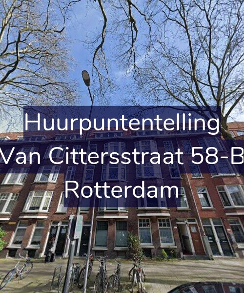 Foto gevel Huurpuntentelling voor Van Cittersstraat 58-B, Rotterdam