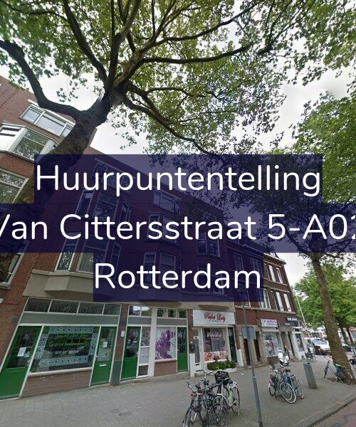 Foto gevel Huurpuntentelling voor Van Cittersstraat 5-A02, Rotterdam