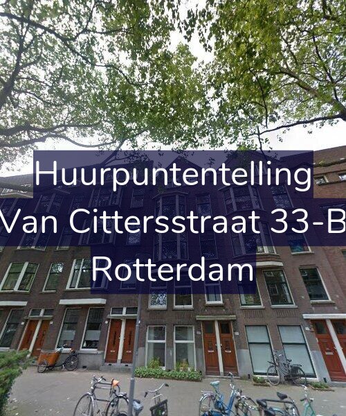 Foto gevel Huurpuntentelling voor Van Cittersstraat 33-B, Rotterdam