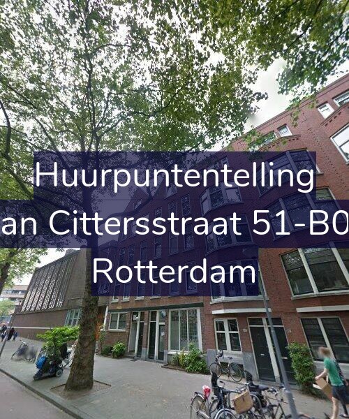 Foto gevel Huurpuntentelling voor Van Cittersstraat 51-B02, Rotterdam