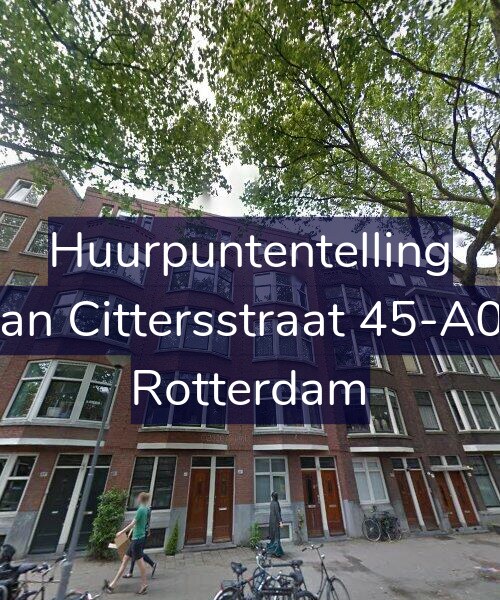 Foto gevel Huurpuntentelling voor Van Cittersstraat 45-A03, Rotterdam