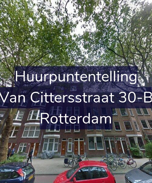 Foto gevel Huurpuntentelling voor Van Cittersstraat 30-B, Rotterdam