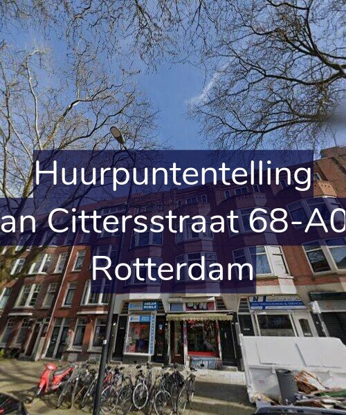 Foto gevel Huurpuntentelling voor Van Cittersstraat 68-A01, Rotterdam