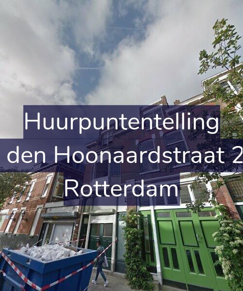 Foto gevel Huurpuntentelling voor Van den Hoonaardstraat 25-B, Rotterdam