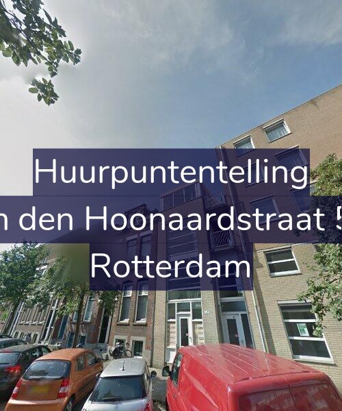 Foto gevel Huurpuntentelling voor Van den Hoonaardstraat 5-D, Rotterdam