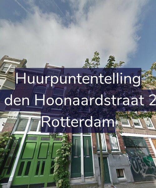 Foto gevel Huurpuntentelling voor Van den Hoonaardstraat 21-B, Rotterdam