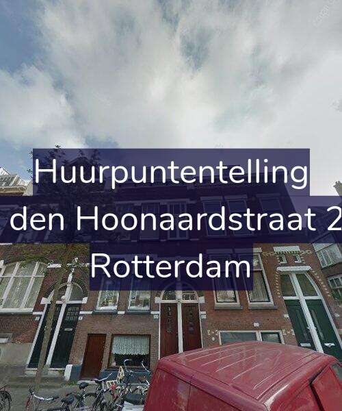 Foto gevel Huurpuntentelling voor Van den Hoonaardstraat 20-C, Rotterdam
