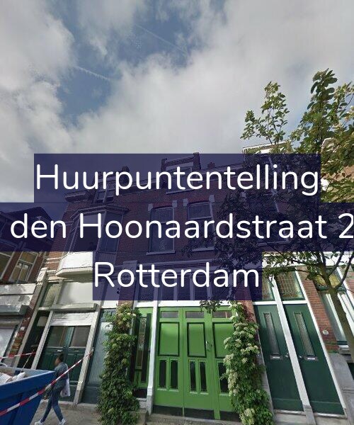 Foto gevel Huurpuntentelling voor Van den Hoonaardstraat 23-B, Rotterdam