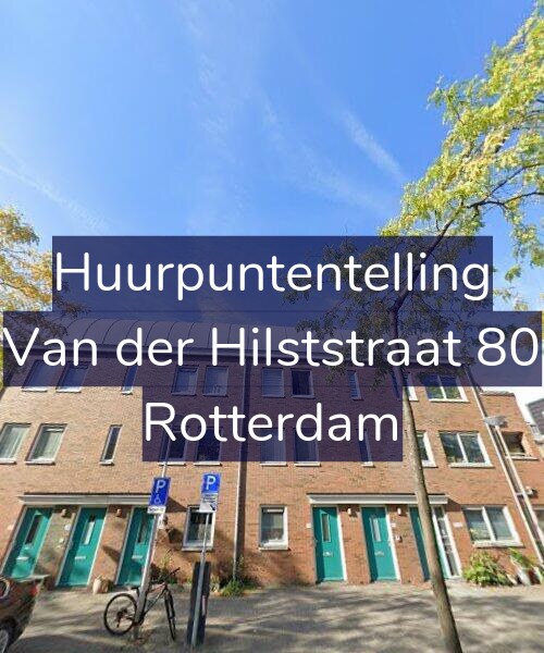 Foto gevel Huurpuntentelling voor Van der Hilststraat 80, Rotterdam