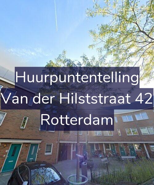 Foto gevel Huurpuntentelling voor Van der Hilststraat 42, Rotterdam