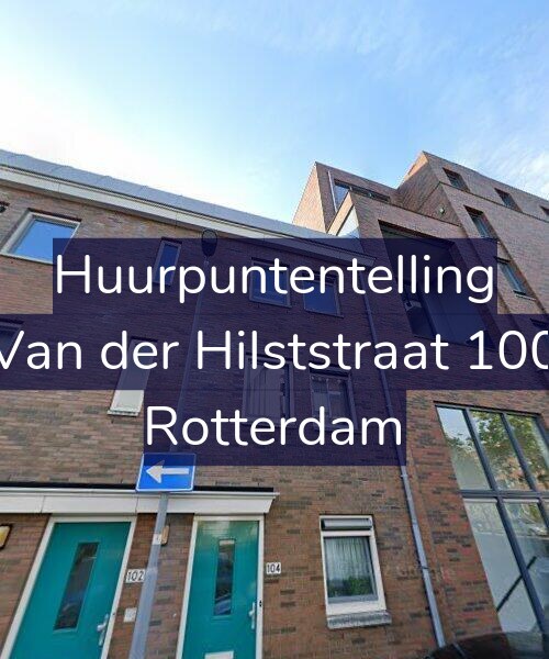 Foto gevel Huurpuntentelling voor Van der Hilststraat 100, Rotterdam