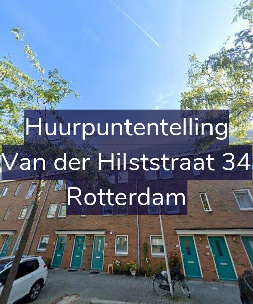 Foto gevel Huurpuntentelling voor Van der Hilststraat 34, Rotterdam