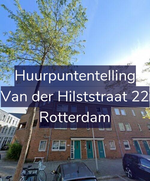 Foto gevel Huurpuntentelling voor Van der Hilststraat 22, Rotterdam