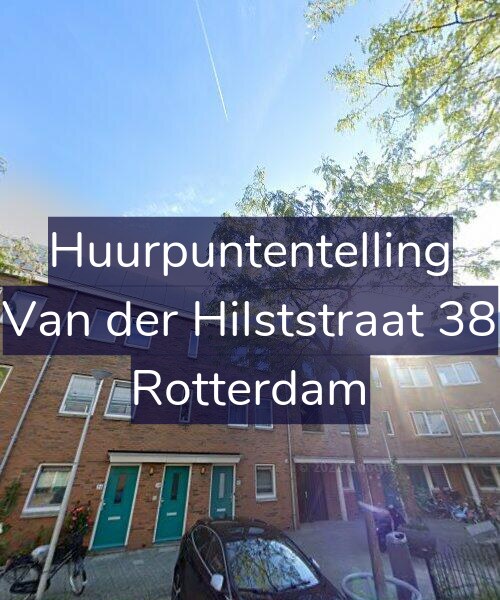 Foto gevel Huurpuntentelling voor Van der Hilststraat 38, Rotterdam