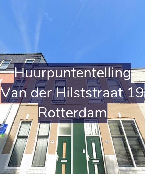 Foto gevel Huurpuntentelling voor Van der Hilststraat 19, Rotterdam