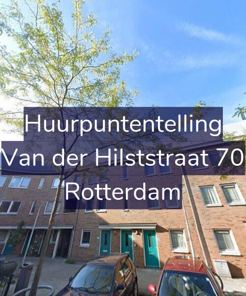 Foto gevel Huurpuntentelling voor Van der Hilststraat 70, Rotterdam