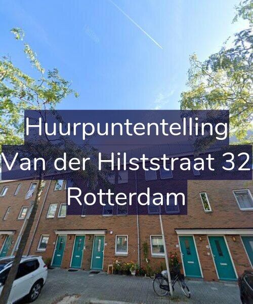 Foto gevel Huurpuntentelling voor Van der Hilststraat 32, Rotterdam