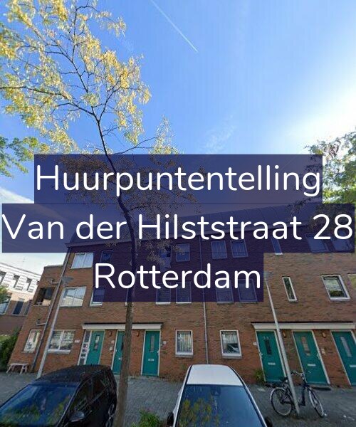Foto gevel Huurpuntentelling voor Van der Hilststraat 28, Rotterdam