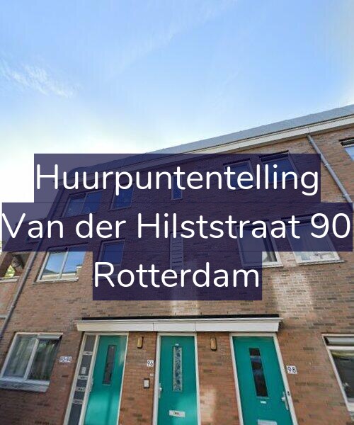 Foto gevel Huurpuntentelling voor Van der Hilststraat 90, Rotterdam