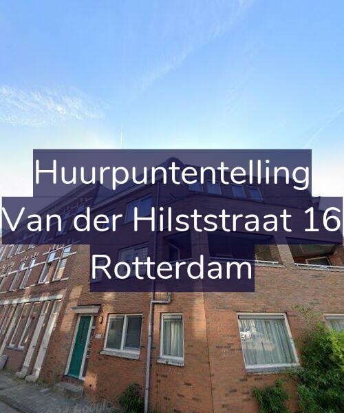 Foto gevel Huurpuntentelling voor Van der Hilststraat 16, Rotterdam
