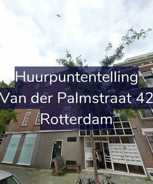 Foto gevel Huurpuntentelling voor Van der Palmstraat 42, Rotterdam