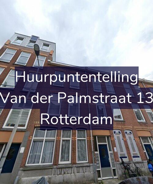 Foto gevel Huurpuntentelling voor Van der Palmstraat 13, Rotterdam