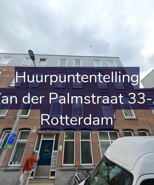 Foto gevel Huurpuntentelling voor Van der Palmstraat 33-A, Rotterdam