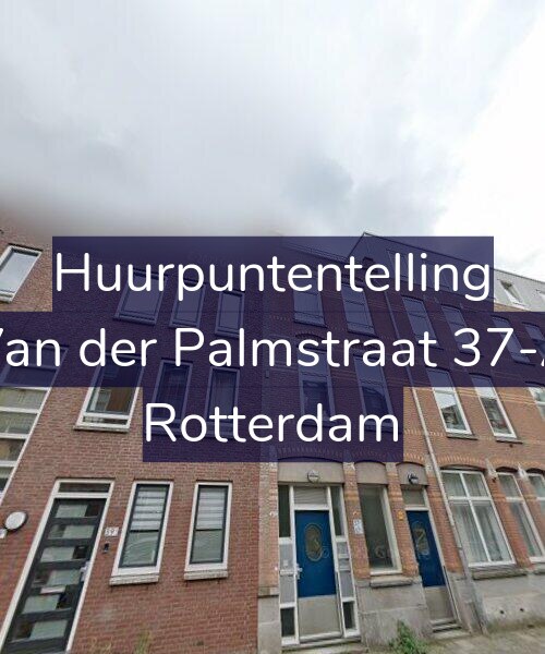 Foto gevel Huurpuntentelling voor Van der Palmstraat 37-A, Rotterdam