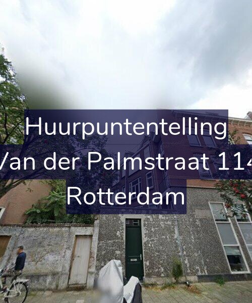 Foto gevel Huurpuntentelling voor Van der Palmstraat 114, Rotterdam